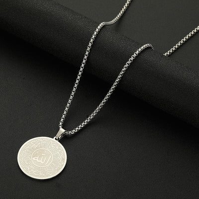 Men Calligraphy Necklace Accessories Jewellery